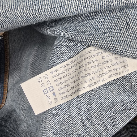 NYC Trends Denim‎ Dress Women's Size Medium Sleeveless Raw Hem - Picture 5 of 6